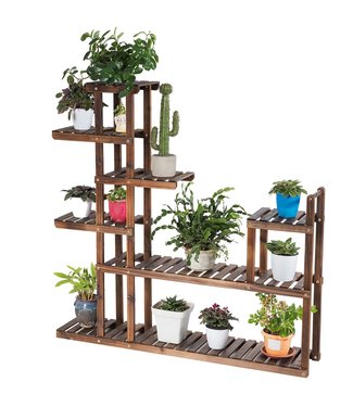 Coast Coast 7-vaks plantenrek Multifunctionele houten plank Bruin 130