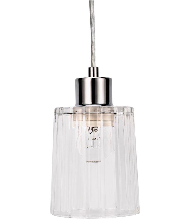 Pauleen Gleaming White Hanglamp - E27 - 20W - Ø 11cm - Glas