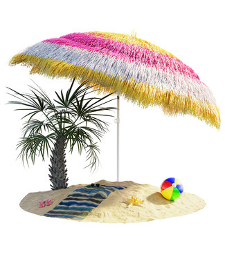 Kingsleeve Parasol Hawaii Multicolor Ø160cm Kantelbaar