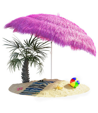 Casaria Parasol Hawaii Roze Ø160cm