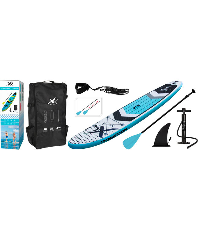 XQ Max Sup Board set 305cm - Exra stevig - Blauw