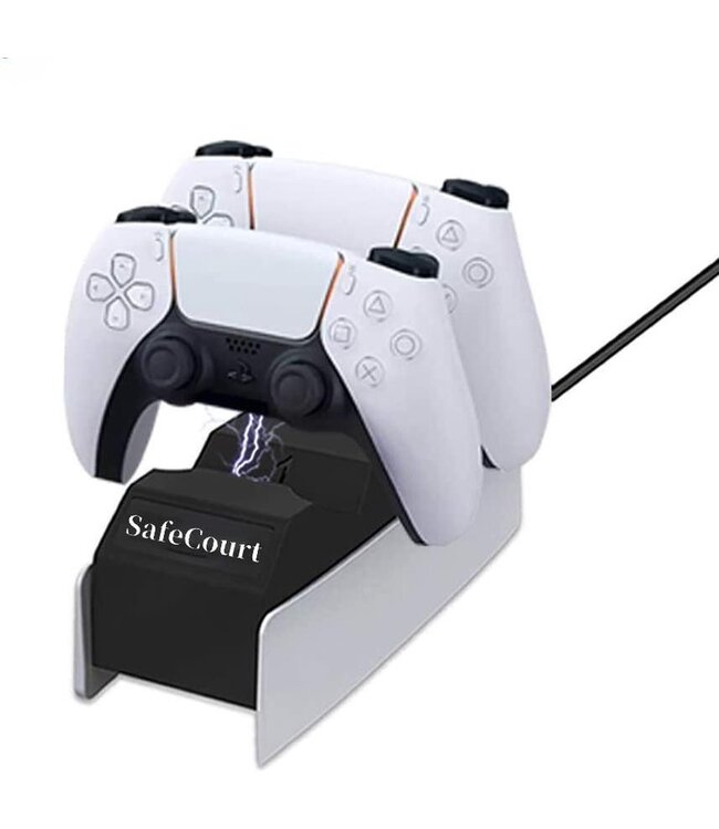 Safecourt - PlayStation 5 - Oplaadstation  - USB-c - 2