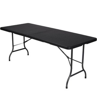 Perel Perel Vouwtafel - Rotanlook - 180 X 75 X 74 Cm