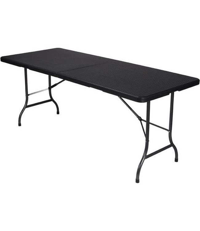 Perel Vouwtafel - Rotanlook - 180 X 75 X 74 Cm