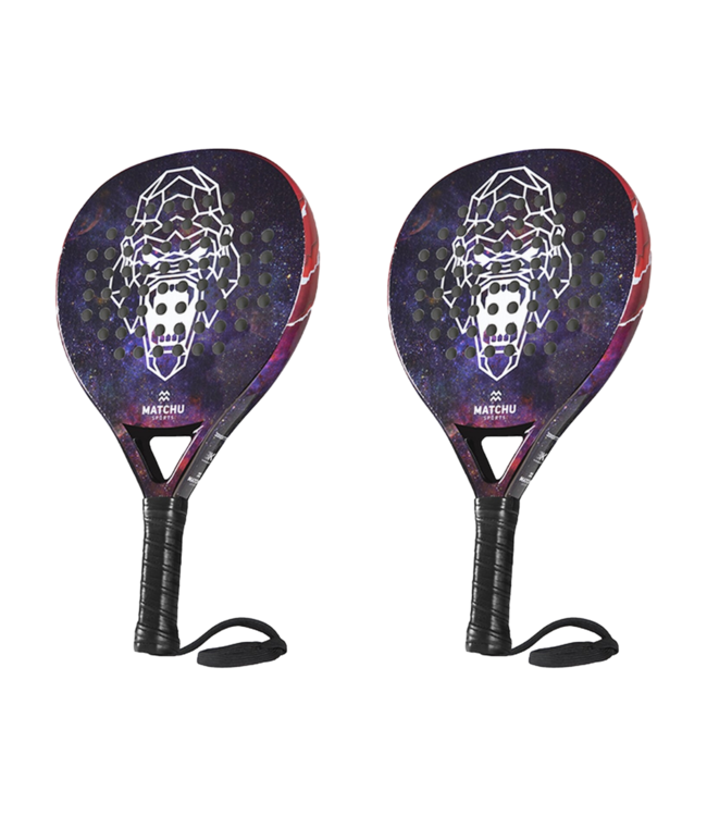 Matchu Sports - Padel Racket - Gorilla - 3K Carbon - Voordeelset van 2