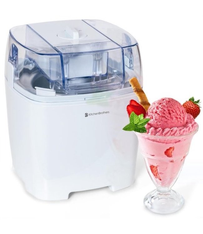 KitchenBrothers KitchenBrothers IJsmachine - IJsmaker - 1,5L - Wit