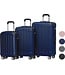 TRVLMORE TRVLMORE Kofferset - 3 Delig - 38L (handbagage) + 70L + 110L - Donkerblauw