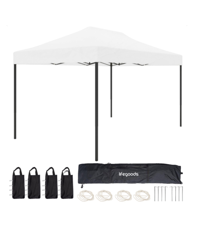 LifeGoods LifeGoods Partytent - 3x4.5m - Easy Up - Wit