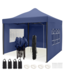 LifeGoods LifeGoods Partytent - 3x3m - Zijwanden - Easy Up - Marineblauw