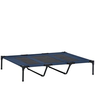 Paws Paws Hondenbed voor Buiten Metaal Oxford Stof Donkerblauw 122 x 92 x 23 cm