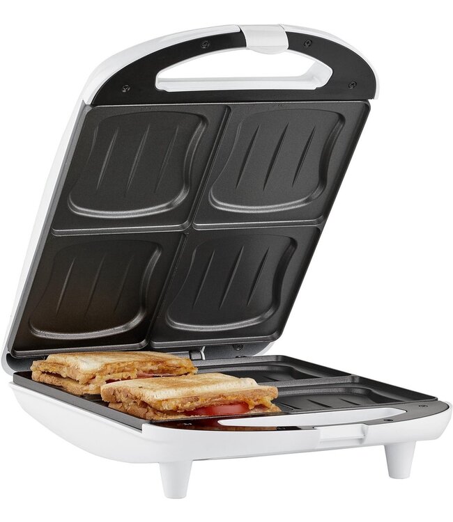 Tristar SA-3065 Tosti-ijzer XL Antiaanbaklaag 4 Tosti's Wit