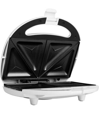 Tristar Tristar SA-3052 Tosti-ijzer – Geschikt voor 2 tosti’s - Antiaanbaklaag - Tosti apparaat - Wit