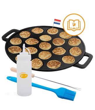 CuisiNoon CuisiNoon | Poffertjespan Advanced - Poffertjesmaker met Accessoires