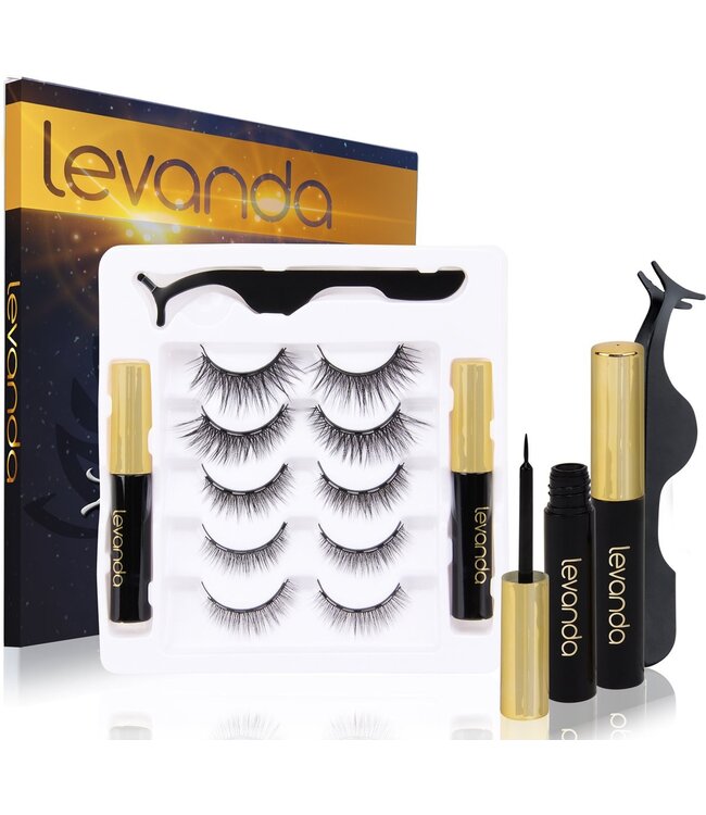 Levanda Levanda - Wimperextensions - magnetische eyeliner - Zwart