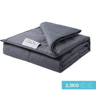 Calmzy Calmzy Verzwaringsdeken Kids - 2,3 kg - 90 x 120 cm - Donkergrijs