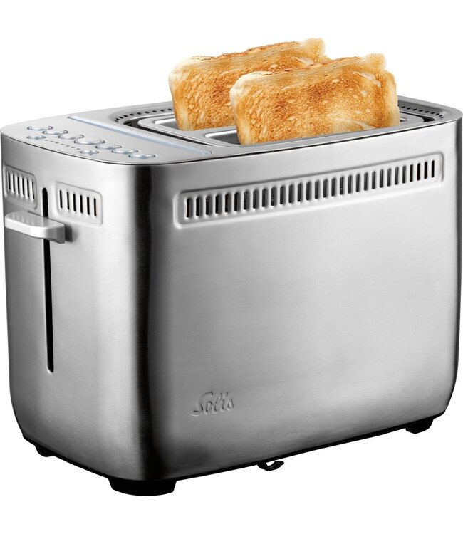 Solis Sandwich Toaster 8003 Toaster Broodrooster - Tosti Apparaat - Zilver