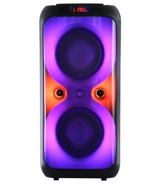 Denver Denver Bluetooth Speaker Party Box - Discolichten - 400W - Micro SD / USB / AUX - TSP452 - Zwart