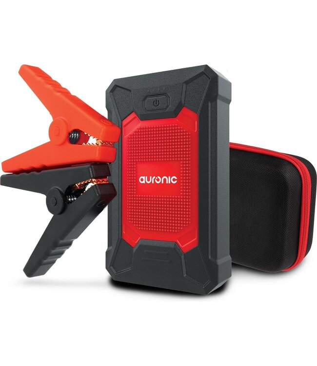 Auronic Auronic Jumpstarter - 12V - 600A - 7200 mAh - LED-lamp - Rood/Zwart