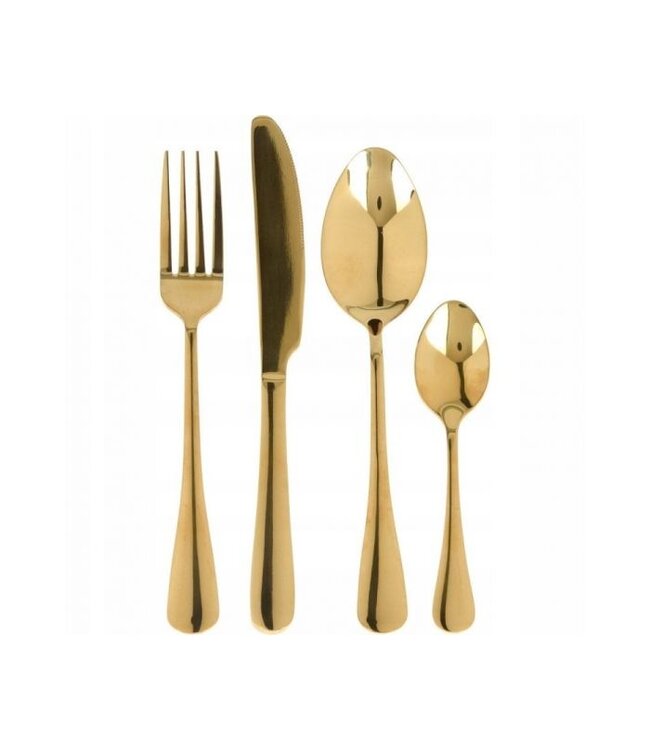 Tableware Collection Tableware Collection - 16-delig Bestekset - RVS - Goud