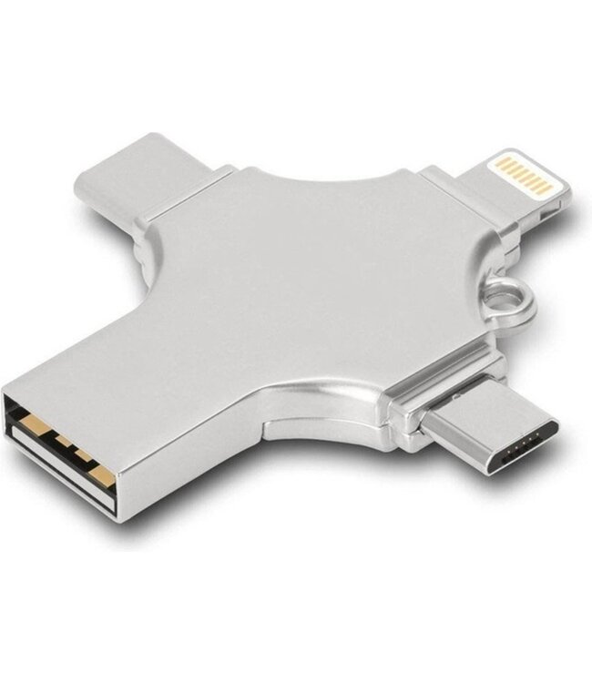 Parya Official - 4-in-1 Flash Drive 32 GB - Vier zijden