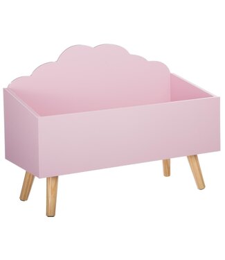 Atmosphera Atmosphera Wolk opbergkist kinderkamer roze - Roze - Decoratief