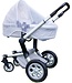 Generic Anti Muggennet voor Kinderwagen | Klamboe Buggy | Wit