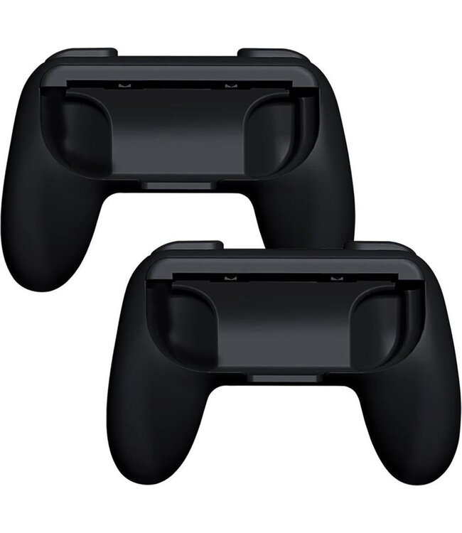 Dobe - Controller Grip Set voor de Nintendo Switch - 2 stuks - Zwart