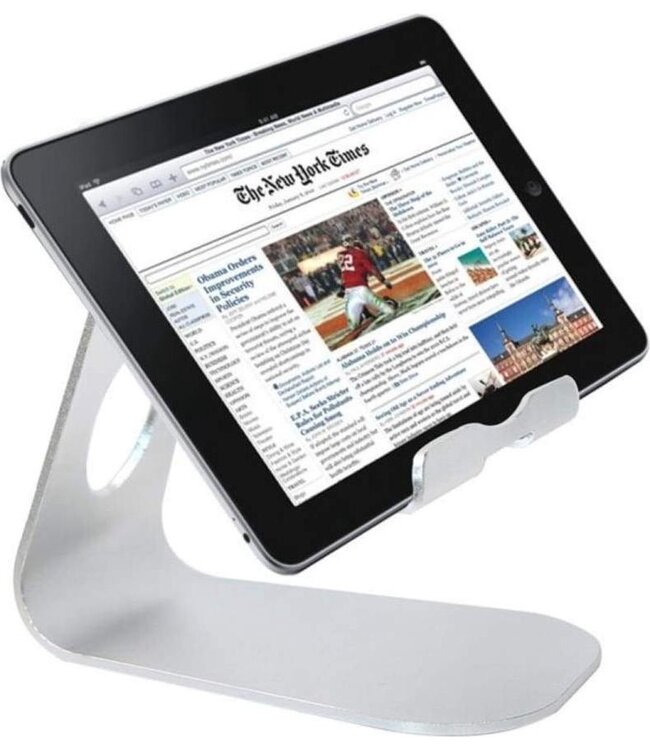 Draagbare universeel Aluminium houder voor Tablet of iPad & iPhone