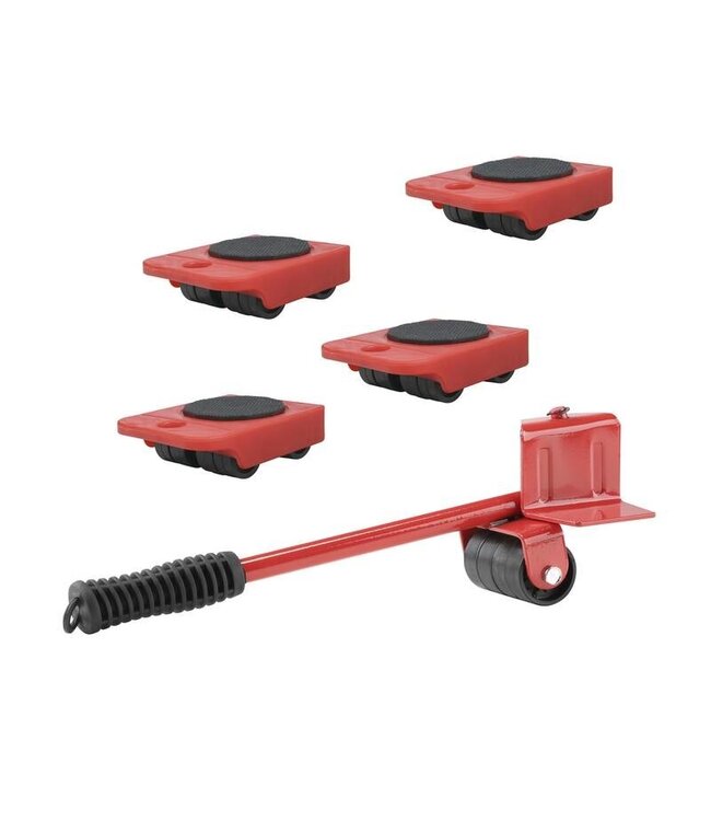 Meubeltransportwielen set met meubelheffer