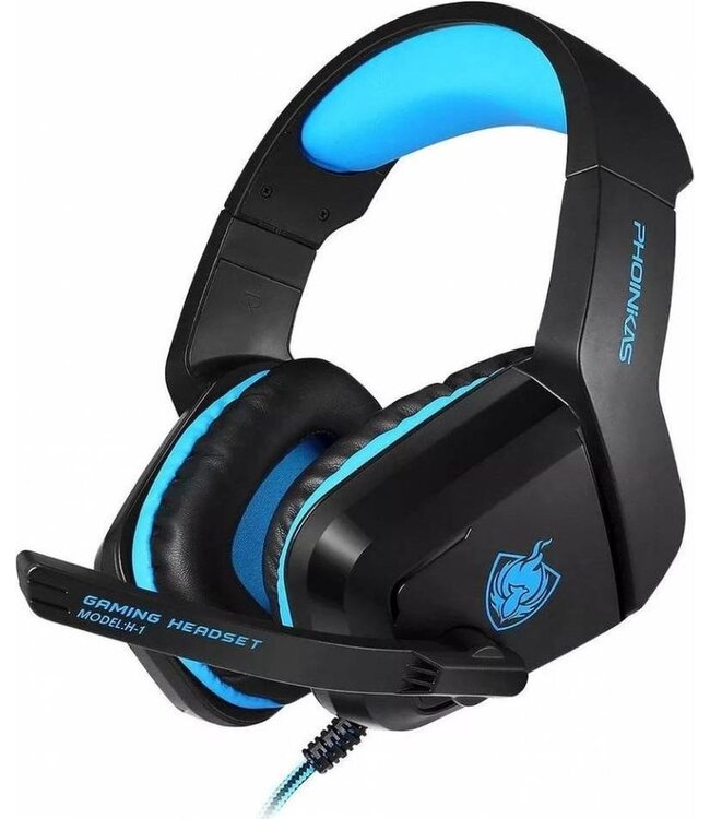 Phoinikas - Koptelefoon - Gaming Headset - Blauw