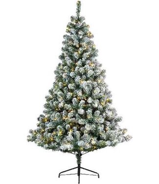 Everlands Everlands Imperial Pine Kunstkerstboom - 150cm hoog – Met sneeuw - 170 LED lampjes
