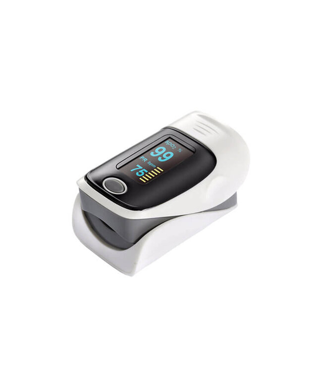 Oximeter | Hartslagmeter en Sansuratiemeter - OneTouch Bediening - Grijs