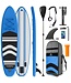 LifeGoods LifeGoods SUP Board - Opblaasbaar Paddle Board - Complete Set - Max. 135KG - 320x81cm - Blauw