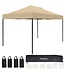 LifeGoods LifeGoods Partytent - 3x4.5m - Easy Up - Beige