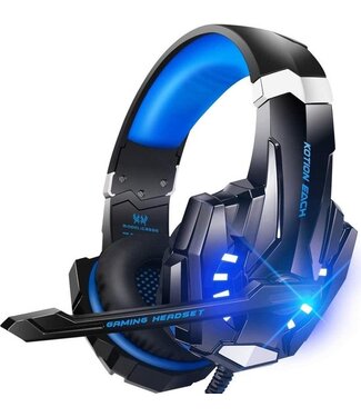 Kotion Each KOTION EACH G9000 Gaming Headset - PS4, laptops - Zwart/Blauw