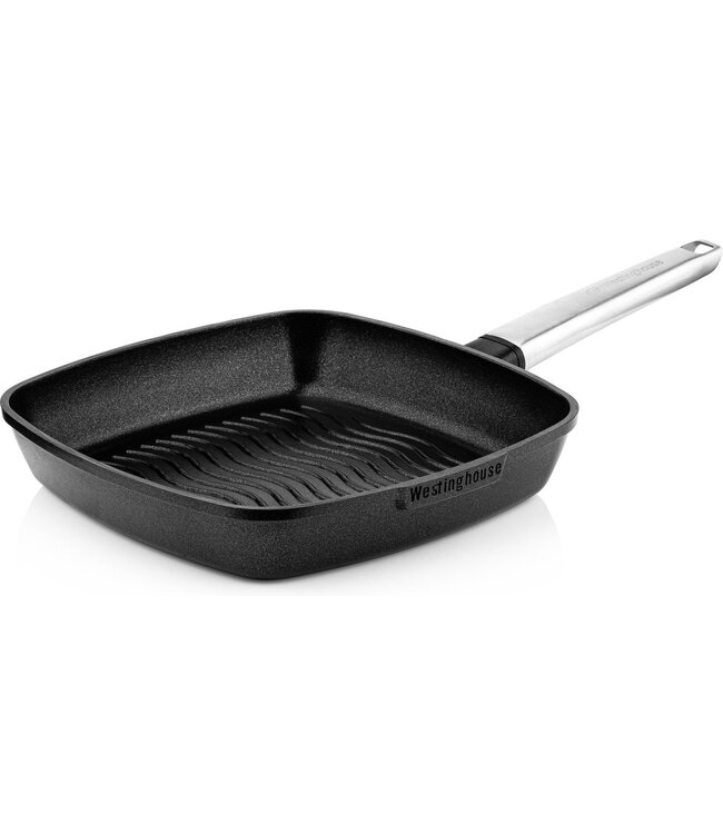 Westinghouse Performance Series Grillpan - Oven Geschikt - 28 cm - Zwart