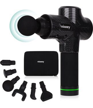 Niceey Niceey Professionele Massage Gun - Draadloos - Zwart