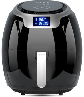 Niceey Niceey Airfryer XXL - Heteluchtfriteuse - 8L - 1800W - Zwart