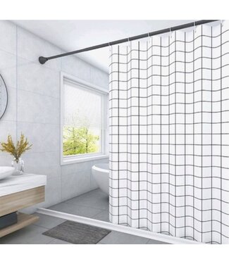 Merkloos Zelfklevende Waterkering Badkamer 100Cm - Douchedorpel - Sanitair Solution - Waterkering badkamer - Wateroverlast - Douchebak - Waterstopper - dorpel - Water - Douche - Rituals - badkamer - Schimmel badkamer - douchecabine