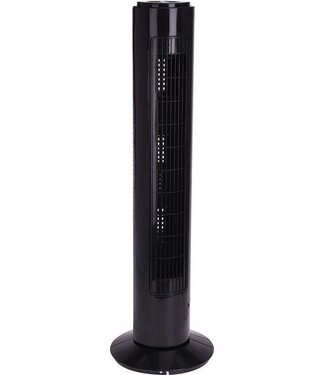 Bobbel Home Parya Home - Torenventilator - Fan - Ventilator - Verkoeling - 73cm - 3 snelheden - Zwart