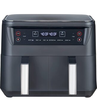 Niceey Niceey Dubbele Airfryer XXL - 8L - 2460W - Zwart