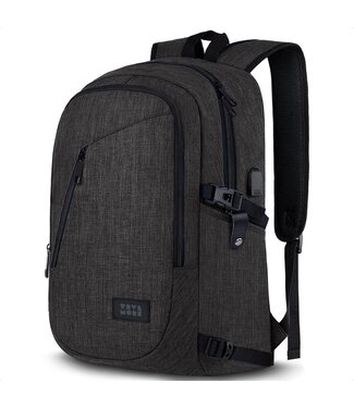 TRVLMORE TRVLMORE Rugzak - 25L - 15,6 inch - Laptop - Jongens - Heren - Dames - Waterafstotend - Antraciet