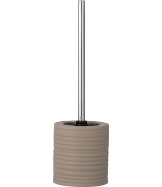 Wenko Wenko Toiletborstel Mila 12 X 40 Cm Keramiek Beige 2-delig