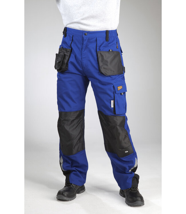 Werkbroek met elastische taille blauw maat 54