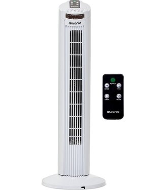 Auronic Auronic Torenventilator - met Afstandsbediening  en Timer - 74cm - Wit