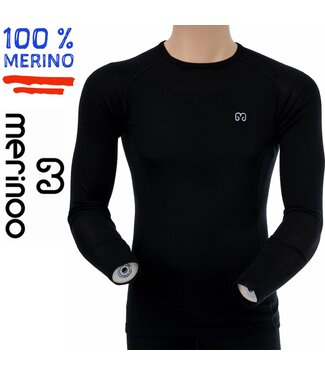 Merino Merino Thermoshirt - Dames - Maat M - (100% merinowol)