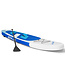 Coast Coast opblaasbaar stand -up bord sup paddleboard met rugzak 305 x 76 x 15 cm blauw + wit
