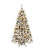 Coast Coast 180 cm kerstboom met sneeuwpremium PVC -naalden met LED -lichten Kunstbaum Kerstmis