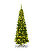 Coast Coast 225 cm kerstboom hoogwaardige PVC naalden potloodvormige kerstboom groen