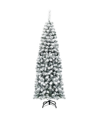 Coast Coast Potlood Kerstboom Met Sneeuw - Met Metalen Voet - 180 cm